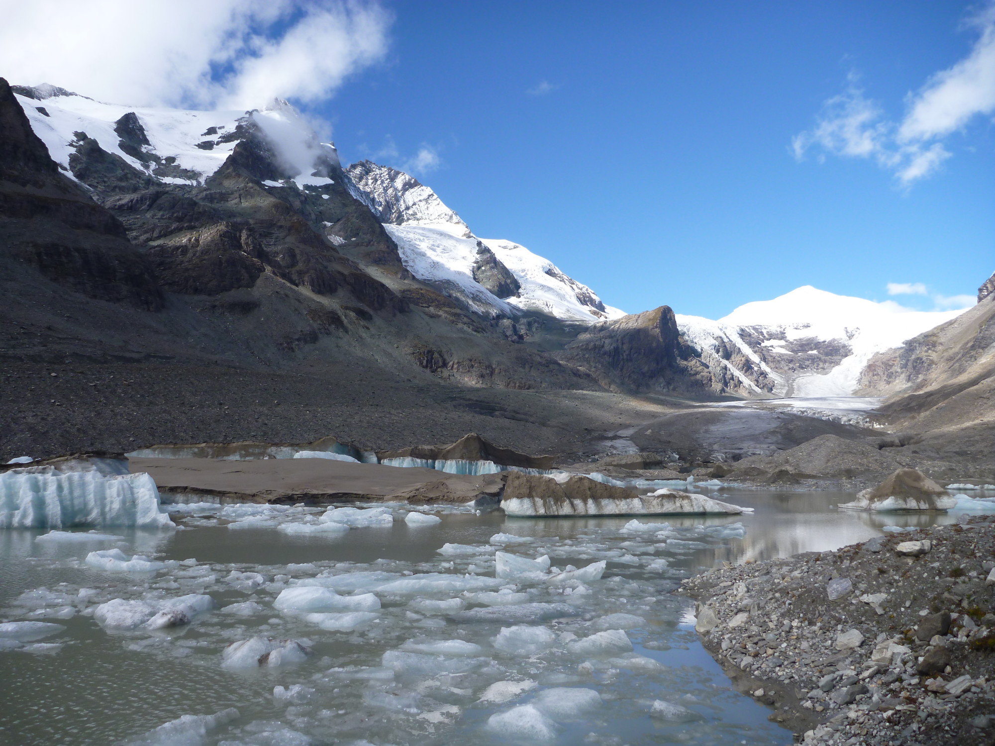 Großglockner und Pasterze