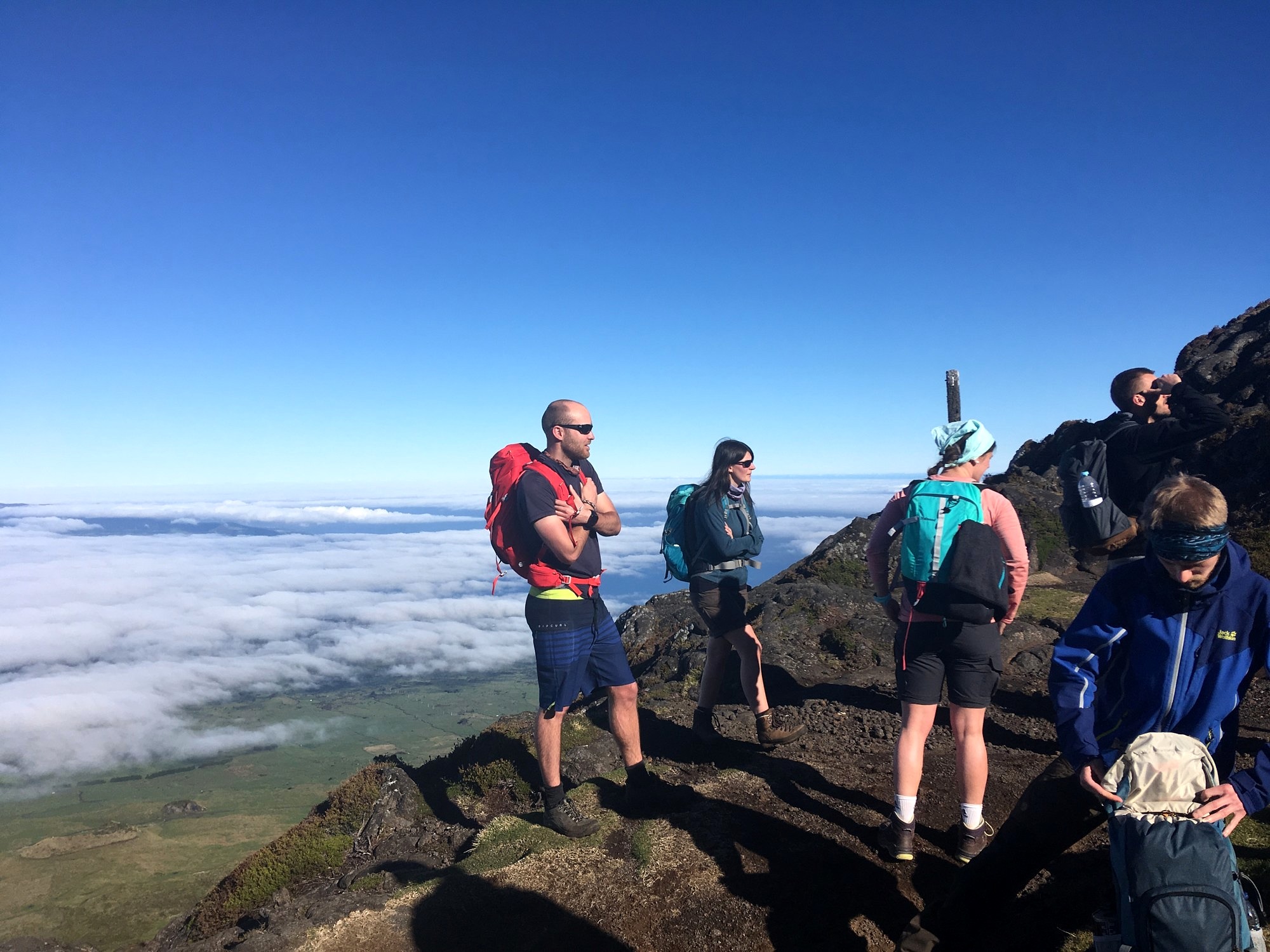 Aufstieg zum 2351 m hohen Ponta do Pico.
