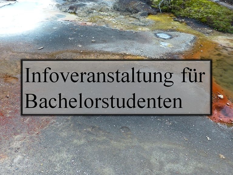 Terminänderung: Infoveranstaltung: Vertiefungsfächer und Masterstudium