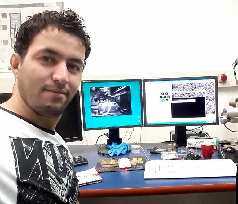 Guest scientist Radouane Sadji from University of Oran 2, Algeria