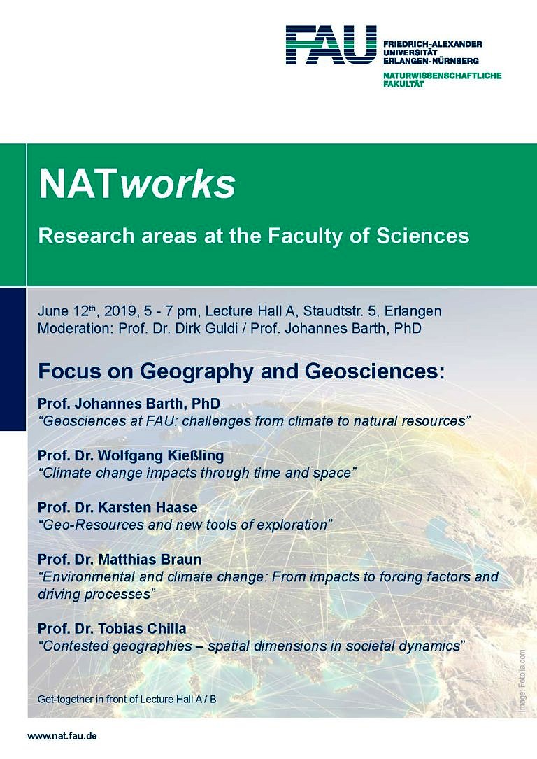 Invitation to the NATworks – June 12, 2019, from 17.00 – 19.00, Hörsaal A, Staudtstr. 5, Erlangen