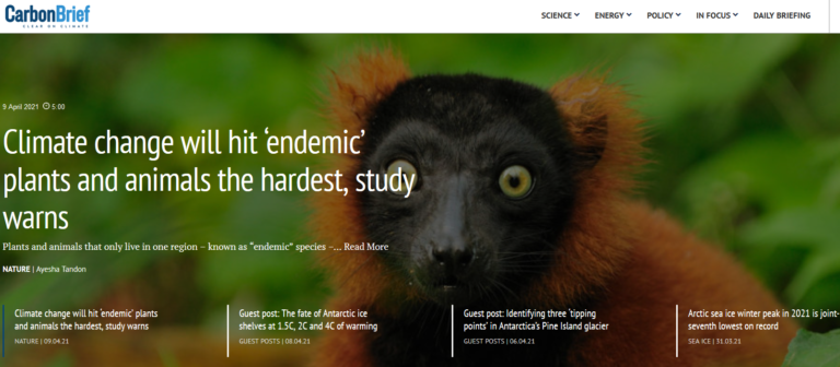 Prof. Wolfgang Kiessling – Interview: “Endemism increases species’ climate change risk in areas of global biodiversity importance”