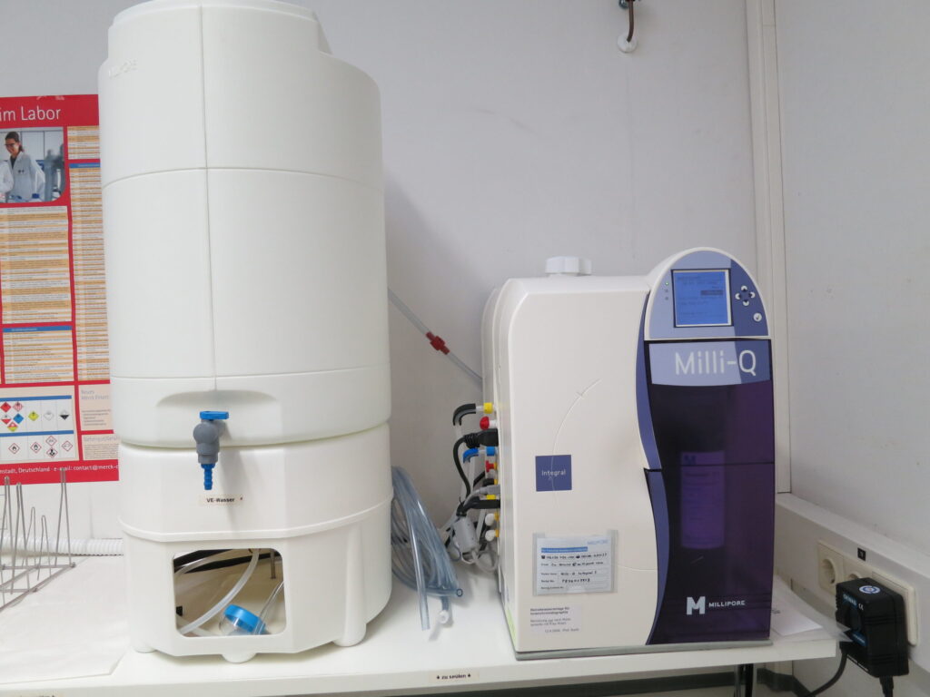 The image shows our Milli-Q.